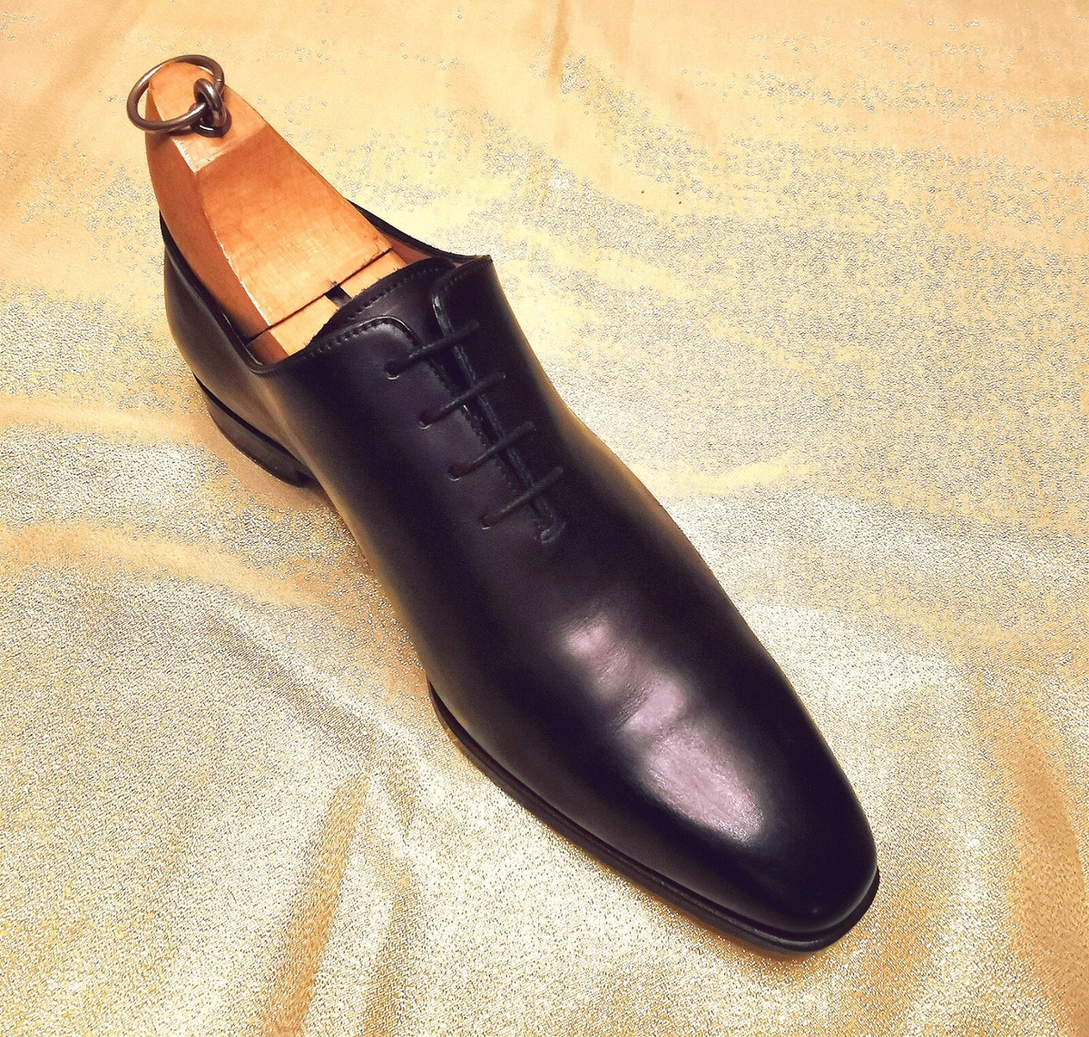 FRANCESCO BENIGNO ブラック Francesco Benigno Black Leather Dress shoes Oxfords Size 8 US | eBay