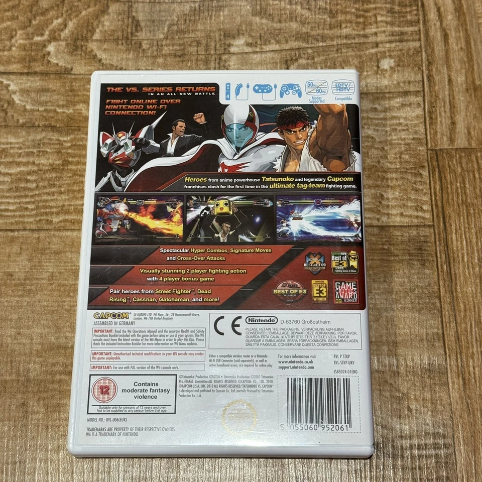 Tasunoko Vs Capcom - Ultimate All Stars Nintendo Wii Street Fighter Wii U - Image 3 of 4