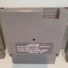 Vintage NINTENDO NES LOT - SIMPSONS BART VS THE WORLD SUPER MARIO 3 Duck Hunt