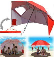 Sport Umbrella Shelter Beach Canopy Tent 6.5 Foot Portable Sun and Weather
