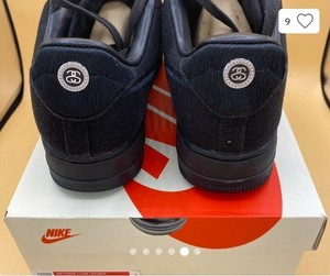Nike Air Force 1 x Stussy Low Black Size 8M CZ9084 001 194953679564 | eBay