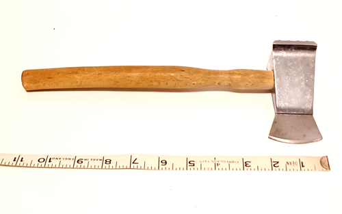 Rare Vintage P.P.L Italy Unusual Meat Tenderizer Hatchet Wood Handle - Picture 7 of 9