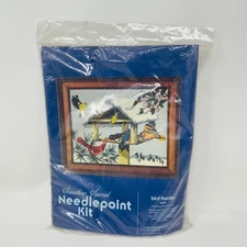 NEW Vtg Something Special Needlepoint Kit Bird Feeder Goldfinch 30097 1981