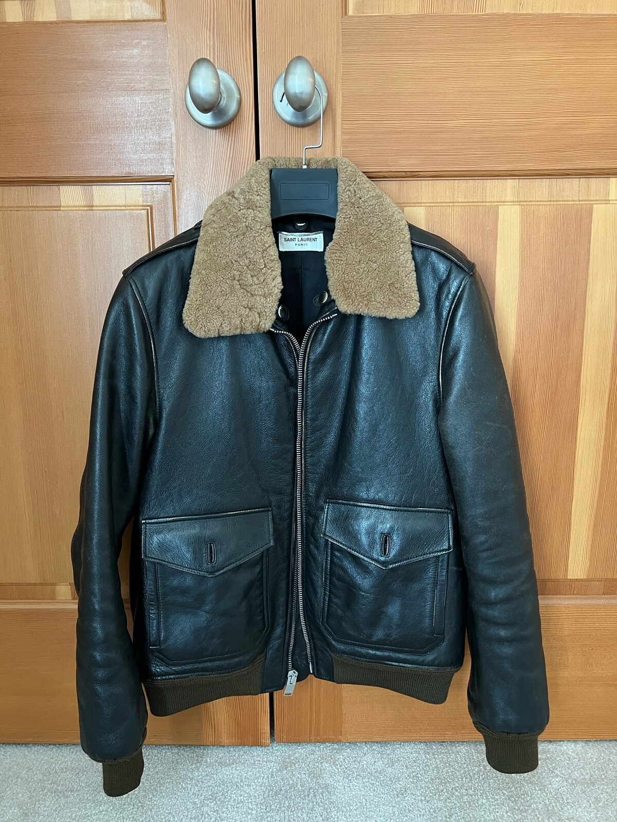 Saint Laurent Hedi Slimane Aviator Jkt-