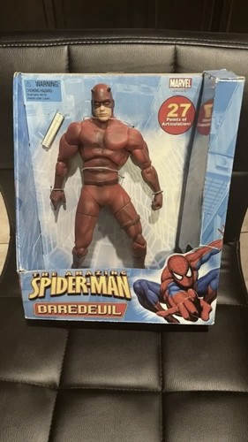 Figurine MARVEL LEGENDS SHOWDOWN Daredevil Costume Rouge, édition 2006 TOY BIZ, Blister Scellé, Rare