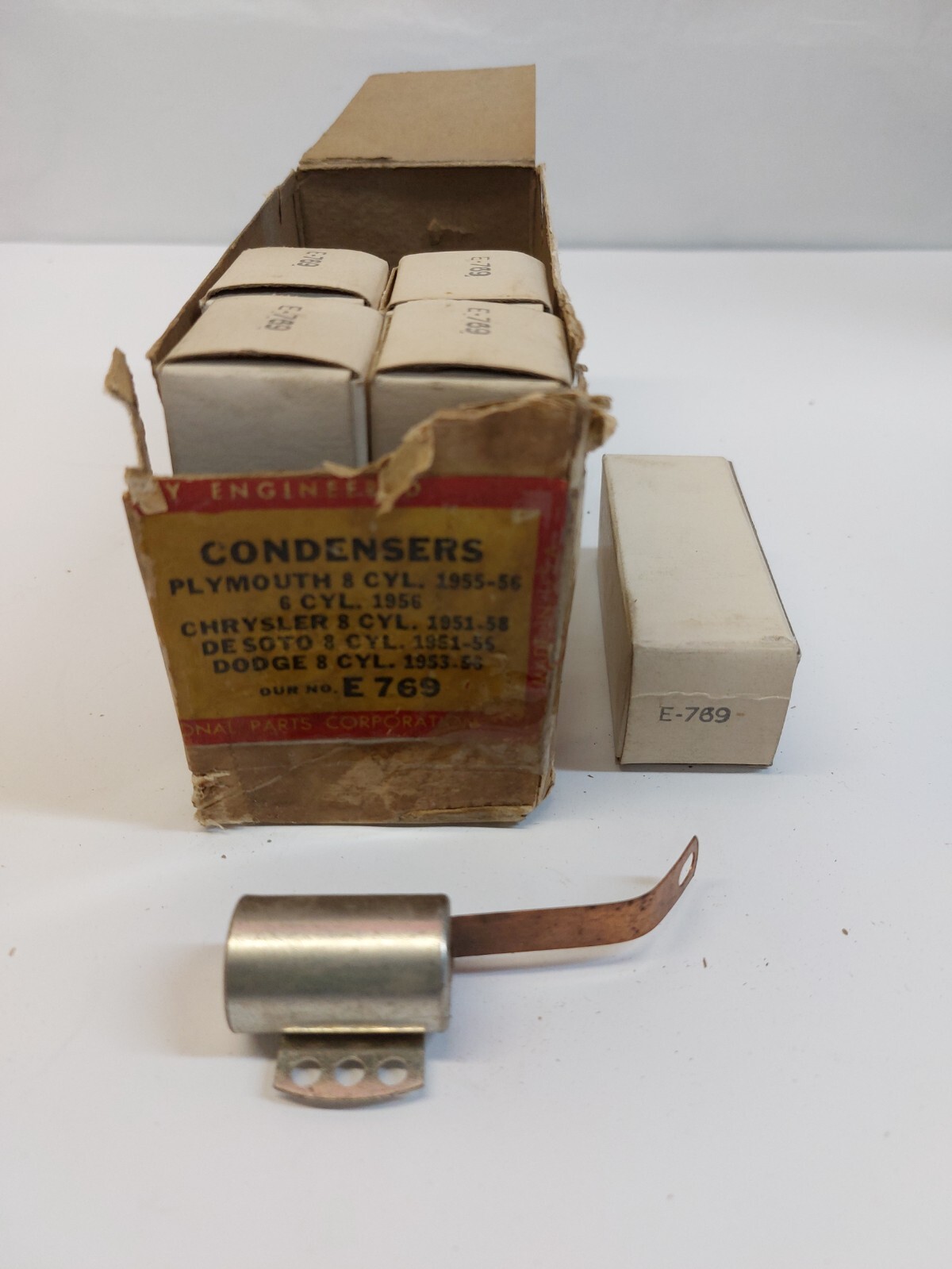 5 N.O.S Auto-lite condensers Dodge Chrysler Packard Plymouth