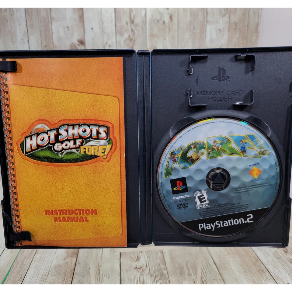 Hot Shots Golf: Fore PS2 Complete In Box CIB (Sony PlayStation 2, 2004) - Image 3 of 4