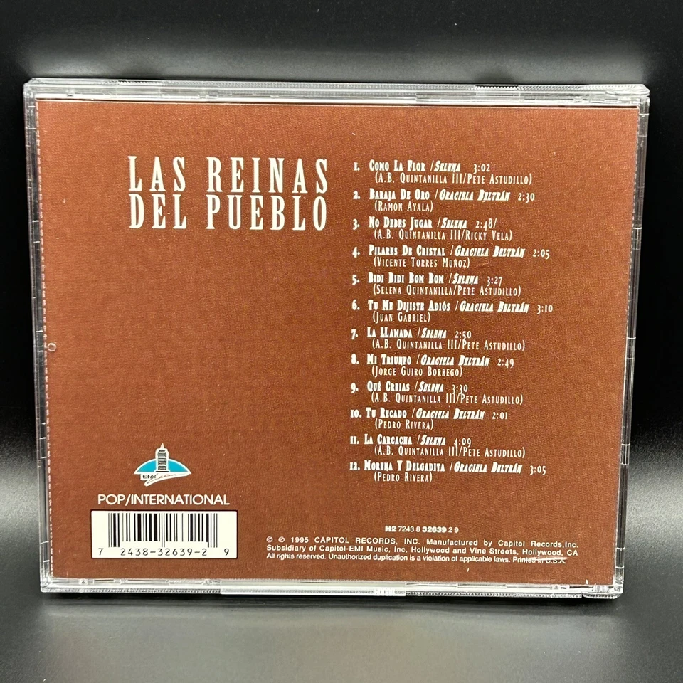 Selena Y Graciela - Las Reinas Del Pueblo (CD, 1995, Capitol) CIBVG+ Foto 2 de 4