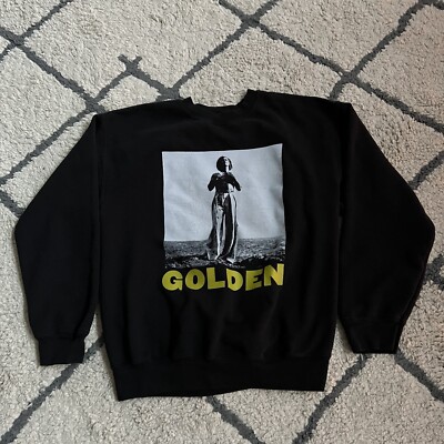 Harry Styles Golden Crewneck Sweatshirt Men s Sz Medium Unisex Good Condition