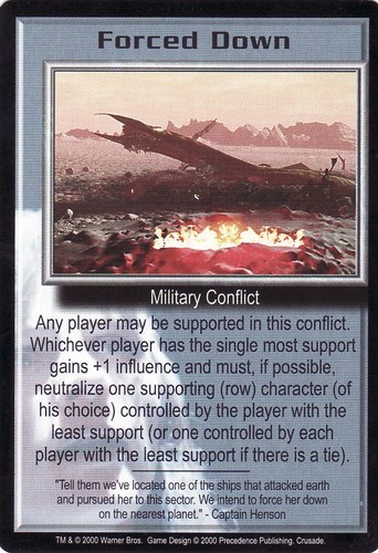 Babylon 5 Crusade CCG TCG Rare Card Selection Precedence - Picture 19 of 32