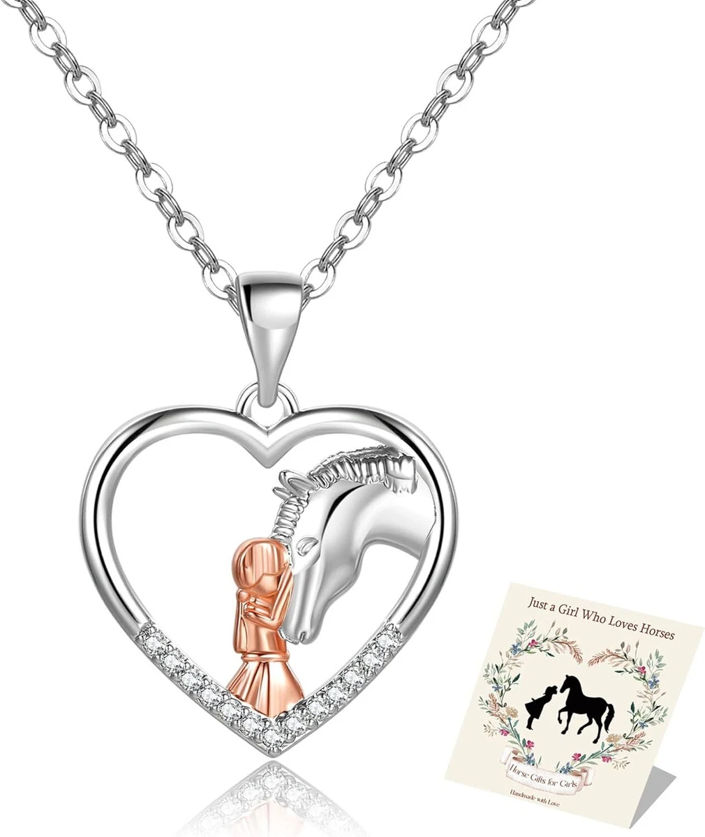 Girls horse best sale necklace