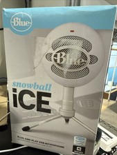 Blue Yeti Snowball iCE Condenser USB Microphone White -New Open Box