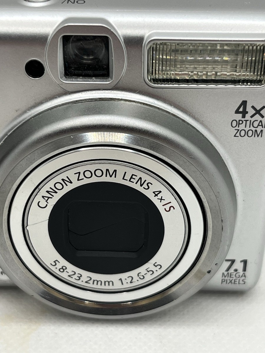 Canon Digital Camera PowerShot A570 IS 7.1MP Silver w/ Canon 32mb