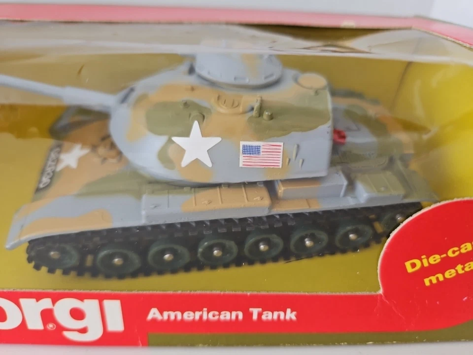 1962 Corgi American Tank #902 M60 A1 Medium Tank Diecast MetaL 08ZR30 WWII - Image 4 of 4