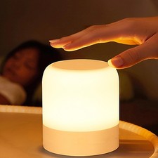 FNMYCO Portable Baby Night Light,3 Colours Egg 2.75"W x 3.15"H, Warm White