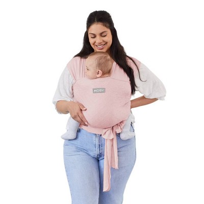 Moby Petunia Picklebottom X Moby Wrap Easy-Wrap Baby Carrier - Rose Quartz