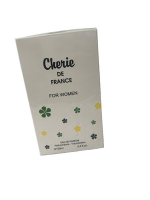 Cherie De France women Eau De Parfum, Natural Spray, Vaporisateur 100ml 3.4 oz 