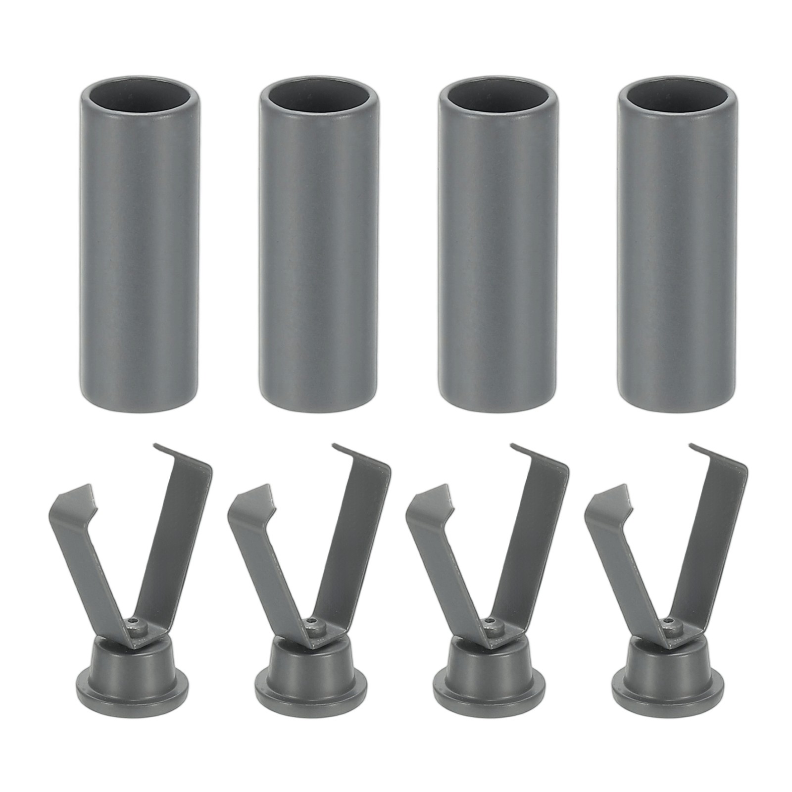 APL Punte per lacci 0 79 pollici adatte per tappi terminali per scarpe in metallo confezione da 4 grigio scuro