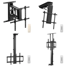 Motorized Ceiling/Wall Mount/Lift TV Mount for 32-55/65/70in Screen Adjustable