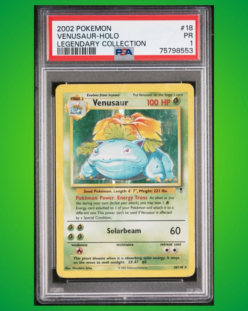 Venusaur Pokémon TCG Legendary Collection Individual Collectible