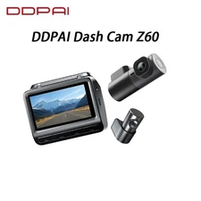 DDPAI Z60 4K 2K 1080P Dash Cam Support Rear Interior  GPS 5GHz WiFi ADAS Camera