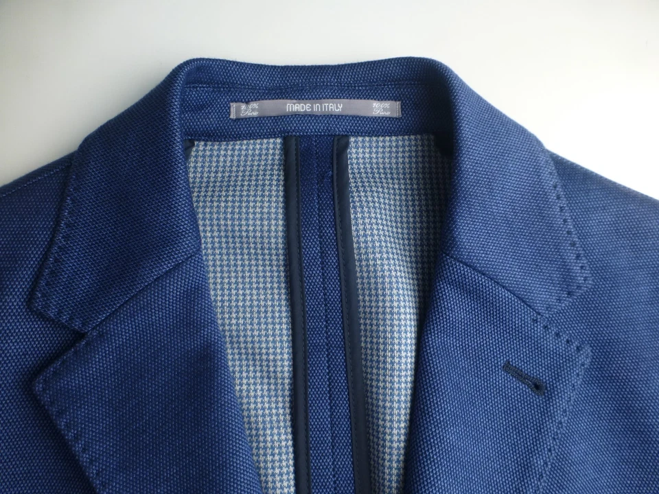 Blazer Cantarelli Planet Jersey 52C/42S Azul Italia Chaqueta Abrigo Deportivo Foto 2 de 4