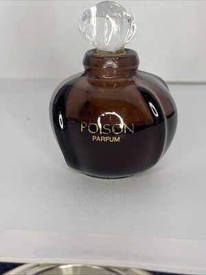 Vintage Poison Esprit de Parfum Christian Dior mini perfume bottle .17 oz 5 ml