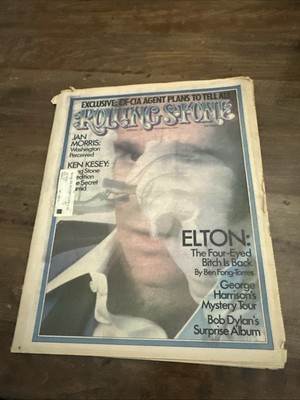 Elton John November 21 1974 Rolling Stone Magazine Dylan, George Harrison, Kesey