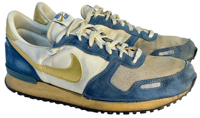 Vintage 1985 Nike Air Vortex Made USA Blue Gold Men s 10 OG Display Shoes