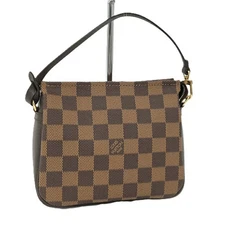 Louis Vuitton Truth Makeup Handbag Damier Ebene N51982 Used