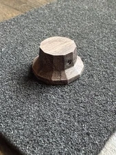 Brazil ian Rosewood 1122 Facet Cut Volume/Tone Knob - 1.5mm Set Screw/6mm Shaft