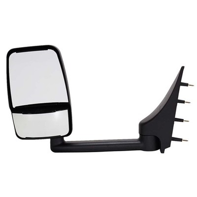 Driver Manual Fold Mirror For 2002-2014 Ford E-350 Super Duty Towing Paintable