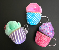 Build A Bear Cupcake Wristies Lot of 3 Interchangeable Tops Accessories Birthday