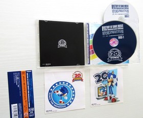 History of Sonic Music 20th Anniversary Edition CDs SEGA CD WWCE31259 2011