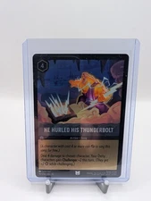 He Hurled His Thunderbolt [Foil] | Lorcana Whispers in the Well