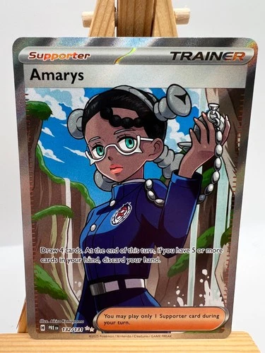 Pokemon Prismatic Evolutions - 132/131 Amarys - Ultra Rare - NM/M