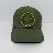 Smokey The Bear Only You Can Prevent Wildfires Green Rope Snapback Hat Cap