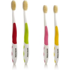 Soft Flossing Toothbrushes, Family Pack, 2 Adult 2 , Ultra Clean Manual