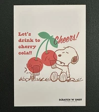 2025 Cryptozoic PEANUTS Playpaks 75 Years Scratch n Sniff SS2 SNOOPY Woodstock