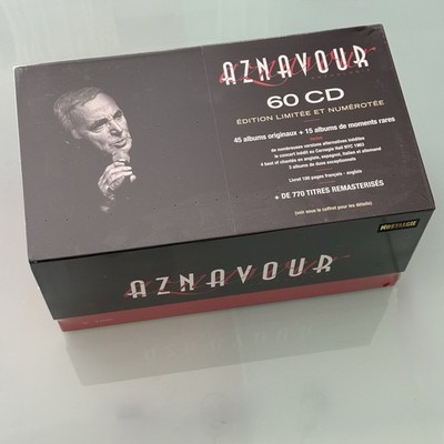 Charles Aznavour 60 CD BOX SET LIMITED EDITION NUMMERIERT
