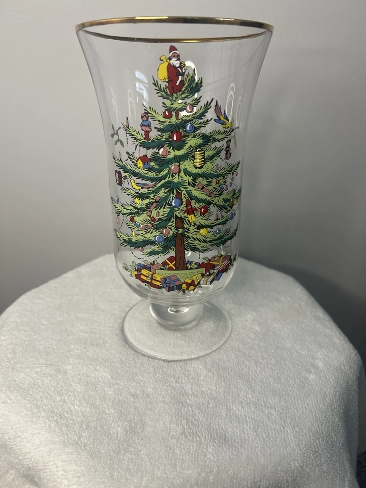 Juego de 2 candelabros de árbol de Navidad SPODE Hurricane con velas Foto 3 de 4