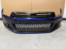 Vw Scirocco 2.0tsi Front Bumper In Blue Ld5q With Washers 2009