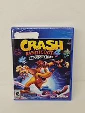 Crash Bandicoot 4 It's About Time PlayStation 4 Brand New Sealed