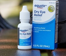 3pk. Equate Dry Eye Relief Lubricant Eye Drops For Long Lasting Relief 0.5 fl oz