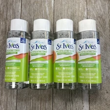 4 St. Ives Apricot AHA Exfoliating Facial Toner for Combination Skin 6.68 Fl oz