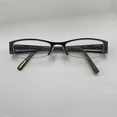 Ted Baker Eyeglasses FRAME ONLY Jimmy Zero B142 Oli 52-18-135 Black 569