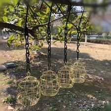 Outdoor Bird Feeder Hanging Bird Food Dispenser for Garden and Patio