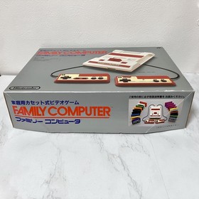 Nintendo Famicom Console w/ Box HORI Controller Tested Working Cleaned Japan Set