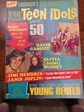 Top Stars Teen Idols #4 1970? David Cassidy, Jimi Hendrix,Janis Joplin,Jack Wild