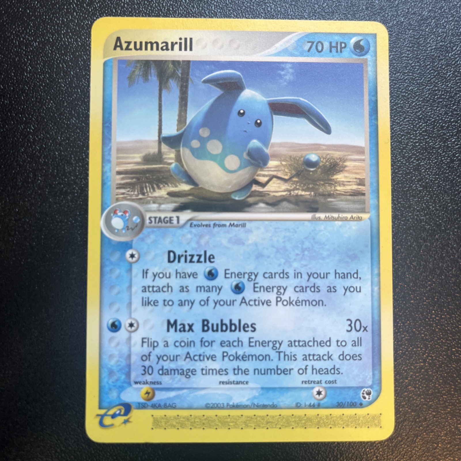 Azumarill 30/100 Sandstorm Regular
